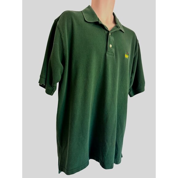 Augusta National Golf Shop Size Large Slazenger Green Masters Polo - Picture 6 of 7